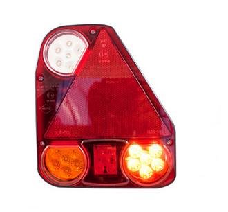 Ersatzglas rechts mit Rückfahrscheinwerfer für PP1047