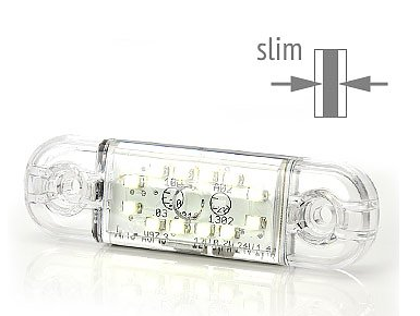 8 Stück LED Umrissleuchte Begrenzungsleuchte Positionsleuchte 12/24V weiß Slim