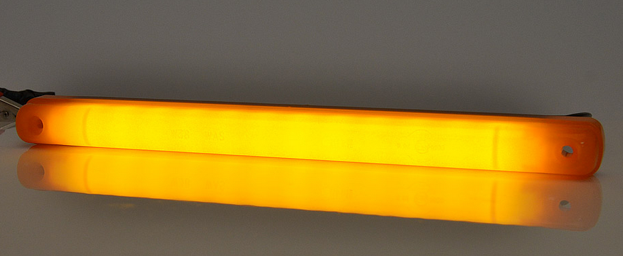 LED Stab seitliche Leuchte Neon-Effekt Gelb 12V-24V