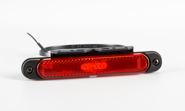 LED-Umrissleuchte 12-36V, rot mit Winkelhalter