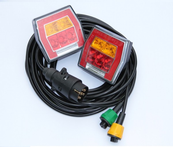 LED Rückleuchten Für Anhänger 12-24V 20 LEDs 4 Funktionen Mit 5M
