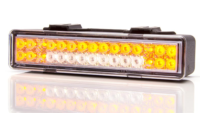 LED Positions- und Blinkleuchte 100x95x32, 12V mit Blinkerüberwachung