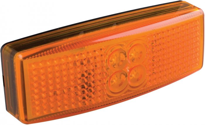 LED Blitzleuchte 12-24V, orange