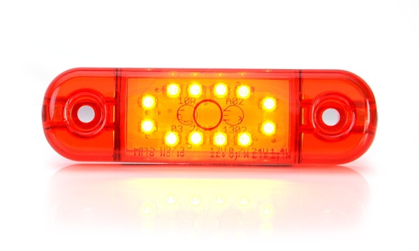 LED Umrissleuchte-Positionsleuchte 12-led Rot