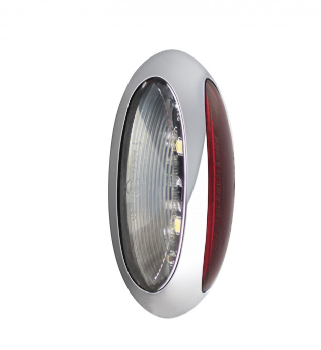 LED Umrissleuchte Positionsleuchte Begrenzungsleuchte Weiß/Rot 12/24V Nr 134P 