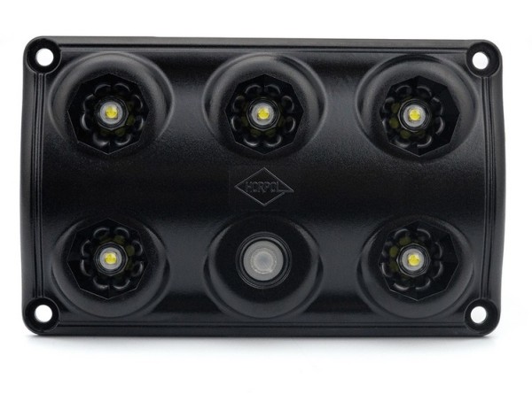 Rechteckige Innenleuchte mit Schalter 12/24V