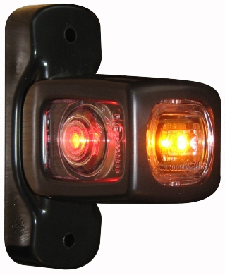 LED Begrenzungsleuchten SET 12-24V mit Gummigehäuse (links & rechts) 
