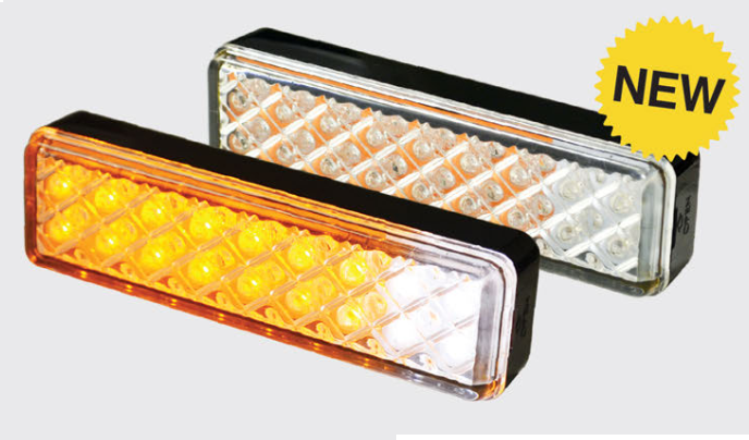 LED Positions- und Blinkleuchte 100x95x32, 12V mit Blinkerüberwachung