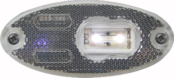 Umrissleuchte, Positionsleuchte LED Weiss 12V-24V