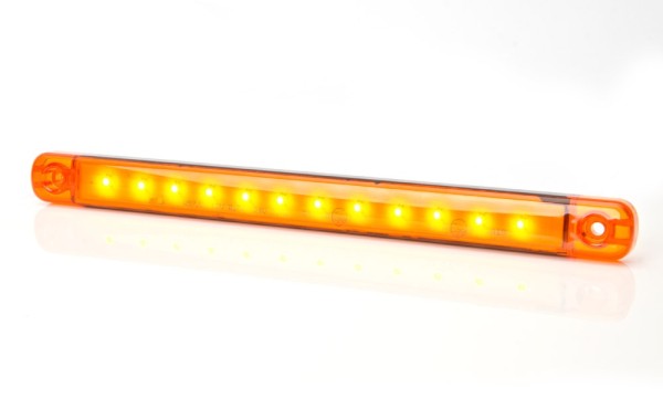 LED Umrissleuchte-Seitenleuchte Gelb mit Unterlagen 12-36V