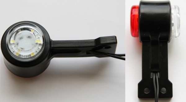 LED-Begrenzungsleuchte Rot Weiß flexiblem Pendel 12V-24V