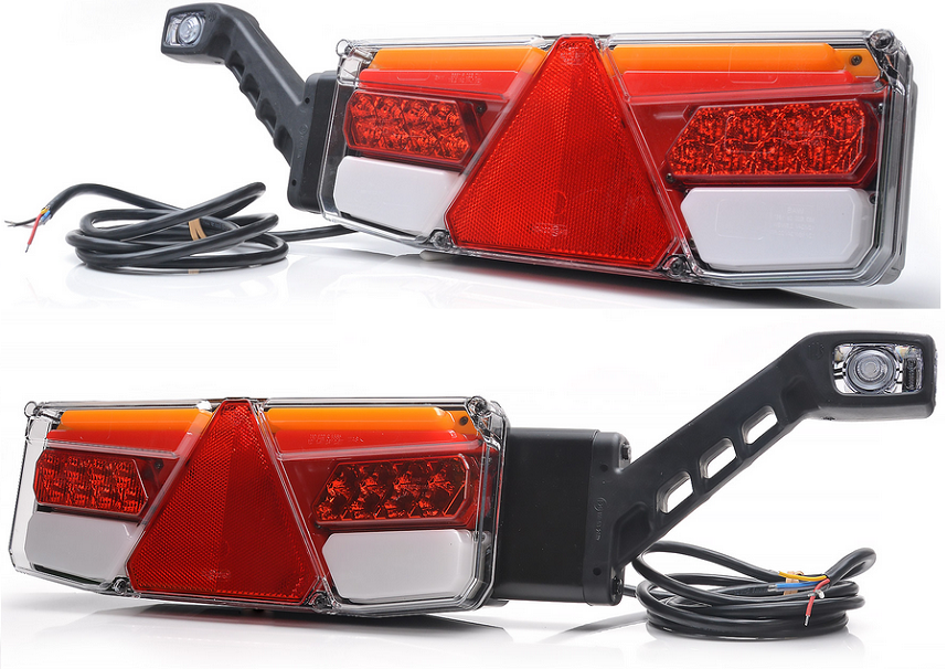 LED-Reflektor, rot, hinten, Heckbremse, Stoppmarkierung, leichter  LKW-Anhänger, SUV, Motorrad