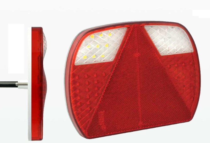 2 x 12 LED Begrenzungsleuchten Positionsleuchten leuchten Anhänger Lkw Rot  /Gelb 12/24v