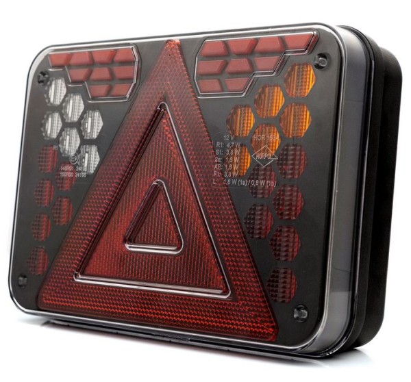 Led Anhänger Rückleuchte (rechts) mit Kennzeichenb.12V