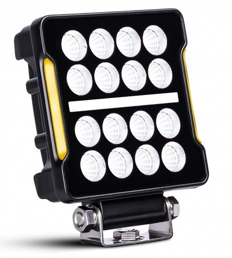 Arbeitsleuchte quadratisch 16xLED + Streife 1717 Lm