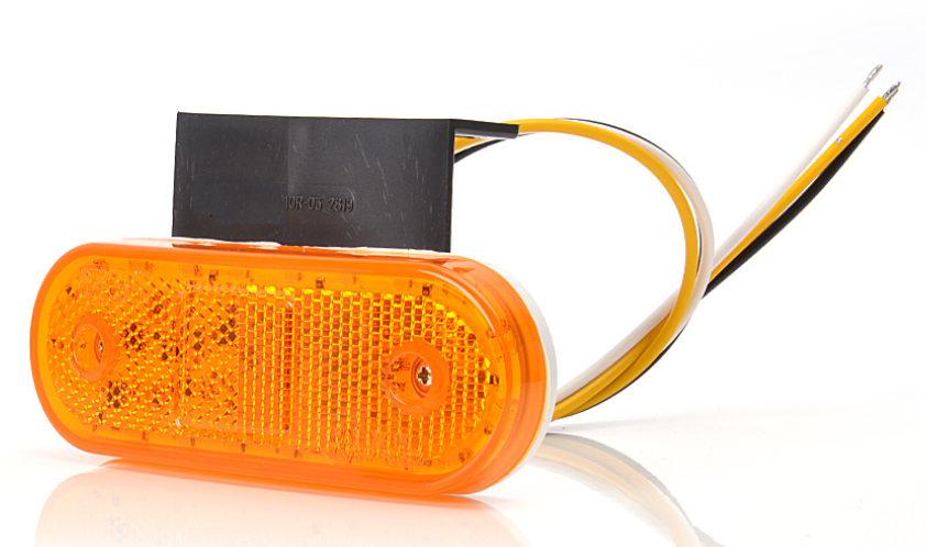 WAS LED Positionsleuchte, Seitenmarkierungsleuchte orange, Slim-Version