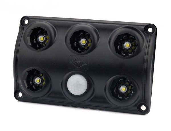 Rechteckige Innenleuchte mit Bewegungsmelder 12-24V