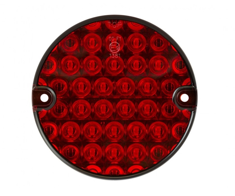 LED Begrenzungsleuchten Umrissleuchten Seitenlicht Rund Rot LED 12V 24V  Volt kaufen bei  