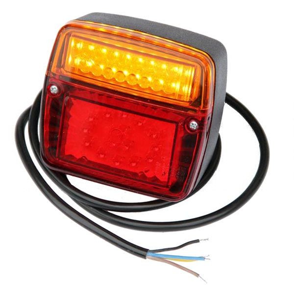 Fristom FT-230 LED-Rückleuchten Set – Links & Rechts, 12V/24V, 5-polig Bajonett, Wasserdicht Mit Dynamischem Blinker