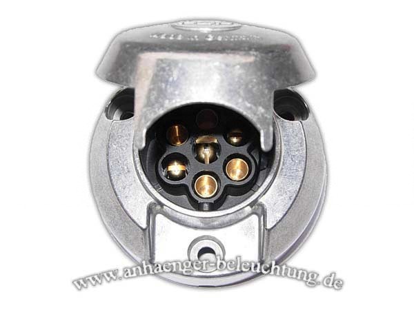 Steckdose 7-polig Metall