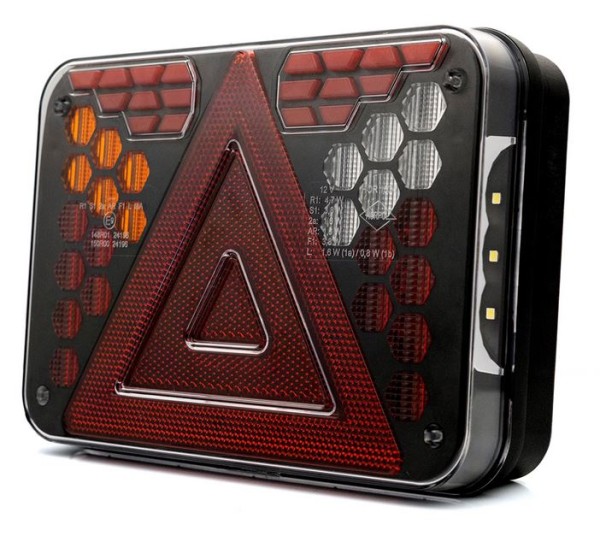 Led Anhänger Rückleuchte (links) mit Kennzeichenb.12V