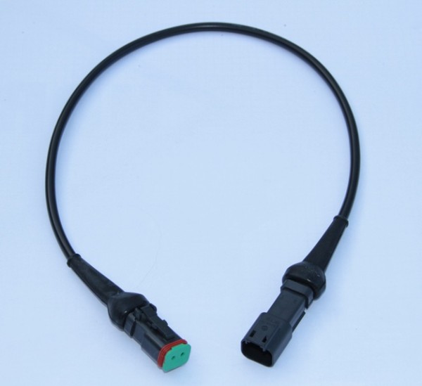 Deutsch 2-polige Kabelverlängerung 50 cm Stecker auf Buchse