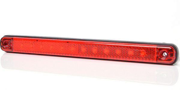 LED Positionsleuchte hinten mit Reflektor 12-led Rot