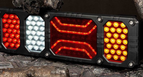 Anhängerbeleuchtung Set LED Anhänger Rückleuchten 13-pol 6,5m LED Seitenleuchten