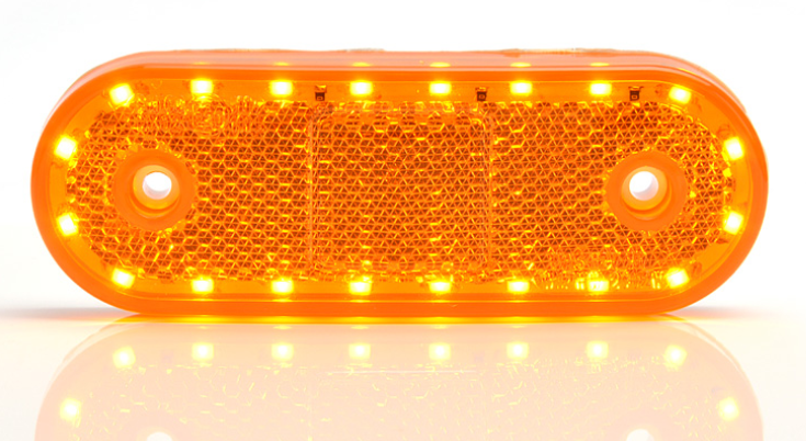 Kaufe 12-24V Seitenmarkierungs-LED-Seitenmarkierungsleuchte, Signalleuchte,  rotes Gummi, gelb